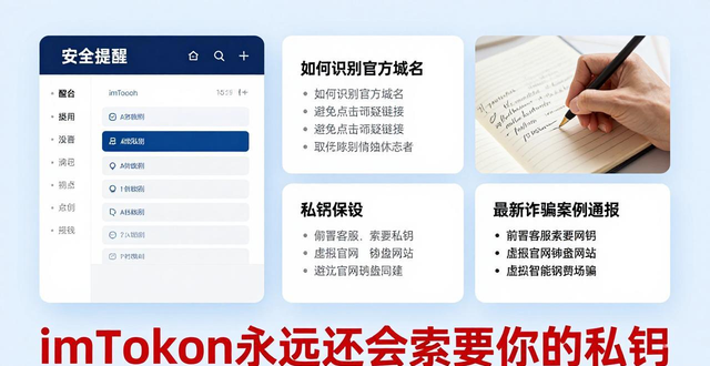 如何通過imToken錢包官網(wǎng)地址保障資產(chǎn)安全？牢記官方域名防詐騙