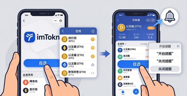 如何用imToken查看幣價(jià)？手把手教你看行情K線設(shè)置提醒